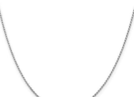Sterling silver rope link chain, alternate view
