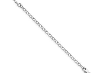 Sterling silver rope link chain, additional view