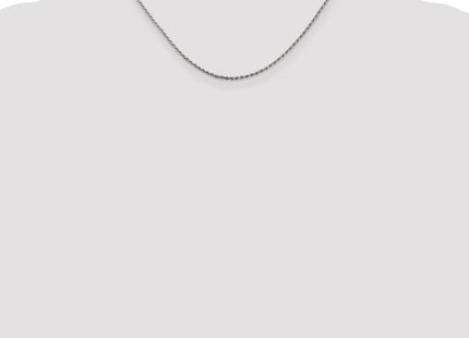 Sterling silver rope link anklet
