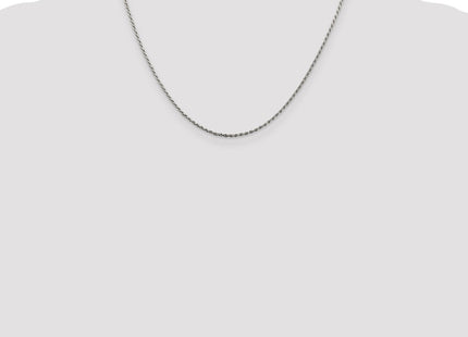 Sterling silver rope link chain