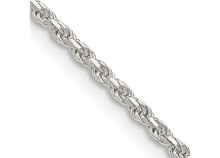 Sterling silver rope link anklet