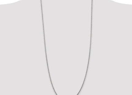 Sterling silver rope link anklet