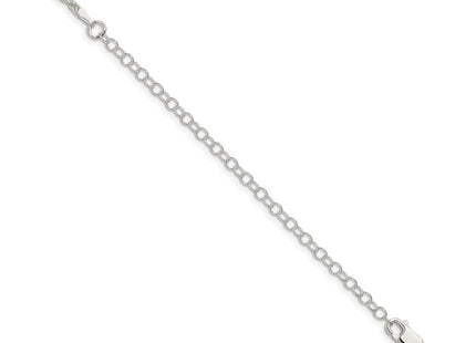 Sterling silver rope link chain, additional view