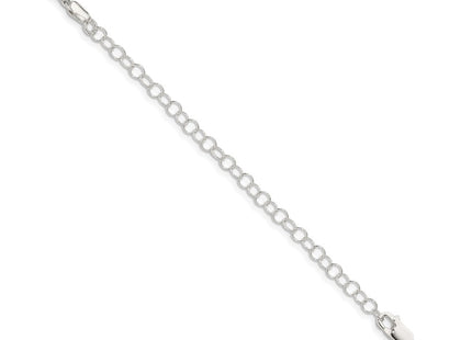 Sterling silver rope link chain, additional view