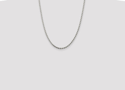 Sterling silver rope link chain