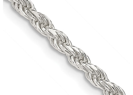 Sterling silver rope link chain