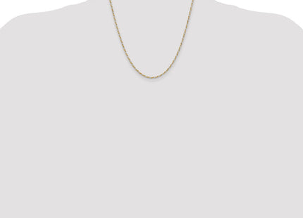 Sterling silver rope link chain, further view