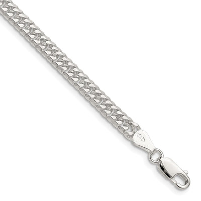 Sterling silver curb link bracelet