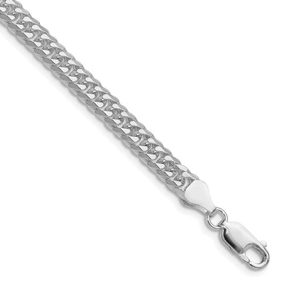 Sterling silver curb link chain