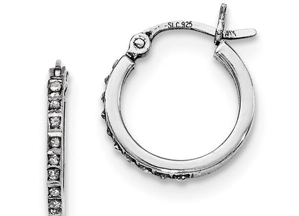 Sterling Silver Earrings Style QDF103 - Classique Jewelry Inc.