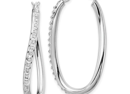 Sterling Silver Earrings Style QDF108 - Classique Jewelry Inc.
