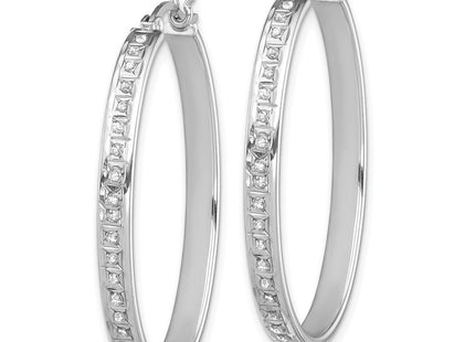 Sterling Silver Earrings Style QDF110 - Classique Jewelry Inc.