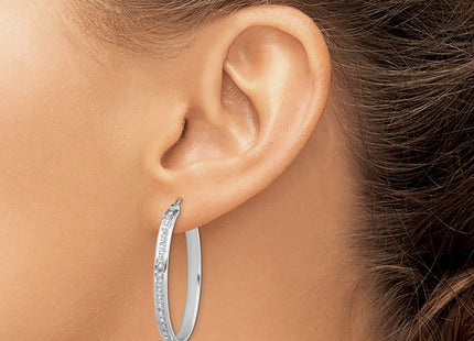 Sterling Silver Earrings Style QDF110 - Classique Jewelry Inc.