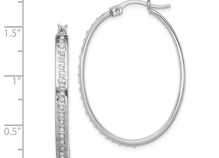 Sterling Silver Earrings Style QDF110 - Classique Jewelry Inc.