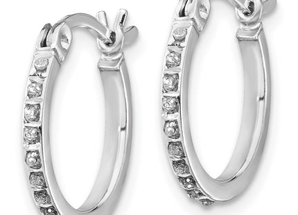 Sterling Silver Earrings Style QDF113 - Classique Jewelry Inc.