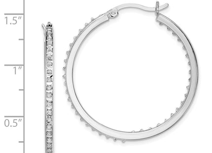 Sterling Silver Earrings Style QDF119 - Classique Jewelry Inc.