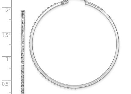 Sterling Silver Earrings Style QDF121 - Classique Jewelry Inc.