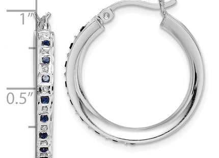 Sterling Silver Earrings Style QDF132 - Classique Jewelry Inc.