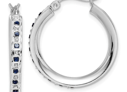 Sterling Silver Earrings Style QDF132 - Classique Jewelry Inc.