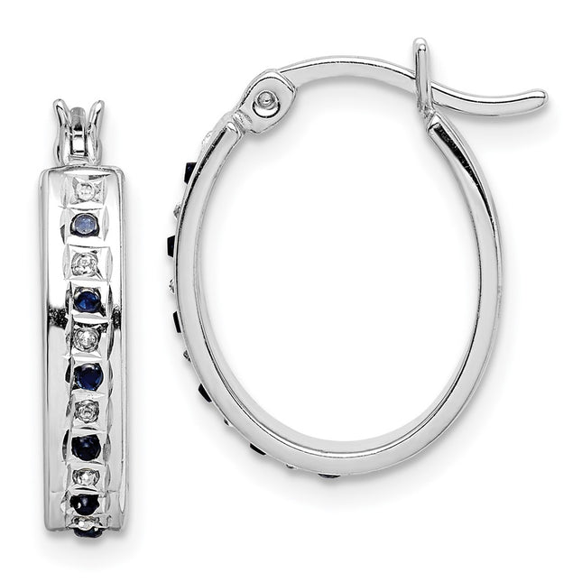 Sterling Silver Earrings Style QDF135 - Classique Jewelry Inc.
