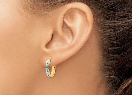 Sterling Silver Earrings Style QDF139 - Classique Jewelry Inc.