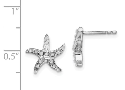 Sterling Silver Earrings Style QDF149 - Classique Jewelry Inc.