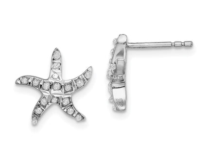 Sterling Silver Earrings Style QDF149 - Classique Jewelry Inc.