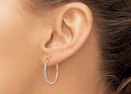 Sterling Silver Earrings Style QDF157 - Classique Jewelry Inc.