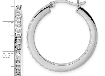 Sterling Silver Earrings Style QDF190 - Classique Jewelry Inc.