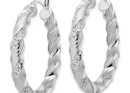 Sterling Silver Earrings Style QDF193 - Classique Jewelry Inc.