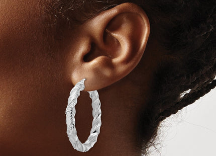 Sterling Silver Earrings Style QDF193 - Classique Jewelry Inc.