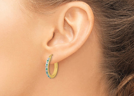 Sterling Silver Earrings Style QDF196 - Classique Jewelry Inc.