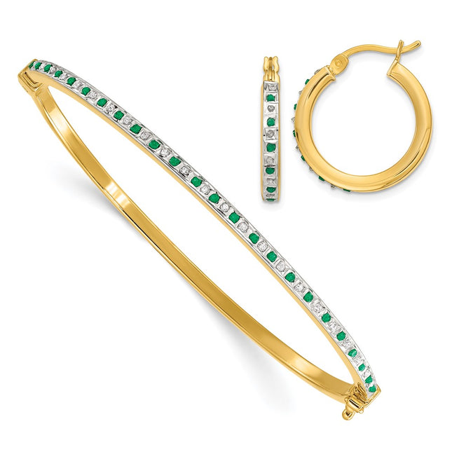 Sterling Silver Earrings Style QDF196 - Classique Jewelry Inc.