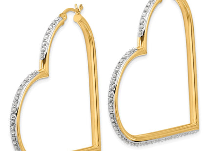 SS/Gold Plated Earrings Style QDF200 - Classique Jewelry Inc.
