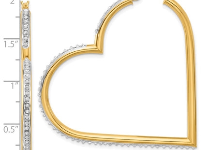 SS/Gold Plated Earrings Style QDF200 - Classique Jewelry Inc.