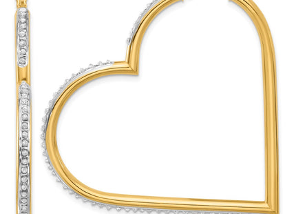 SS/Gold Plated Earrings Style QDF200 - Classique Jewelry Inc.