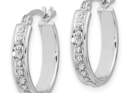 Sterling Silver Earrings Style QDF206 - Classique Jewelry Inc.