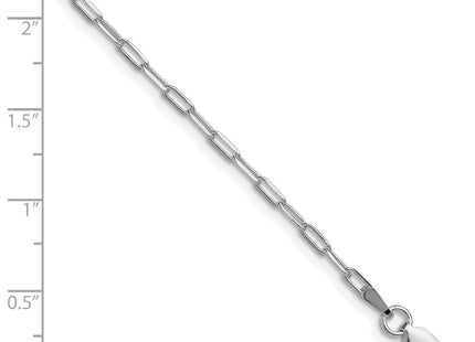 Sterling Silver Rhodium-plated D/C Forzantine Chain (Style QDFC060R-8)
