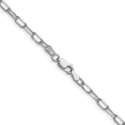 Sterling Silver Rhodium-plated D/C Forzantine Chain, 16 x 3.15mm