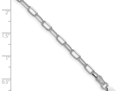 Sterling Silver Rhodium-plated D/C Forzantine Chain (Style QDFC080R-8)