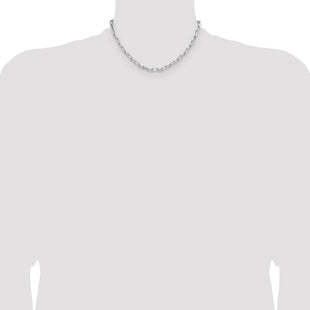 Sterling Silver Rhodium-plated D/C Forzantine Chain (Style QDFC120R-16)