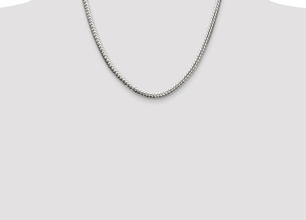 Sterling Silver Polished Double Oval Flat Chain