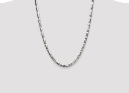 Sterling Silver Polished Double Oval Flat Chain