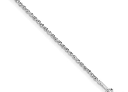 Sterling silver rope link chain