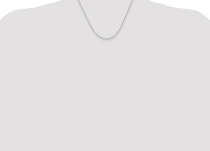 Sterling silver rope link chain, further view