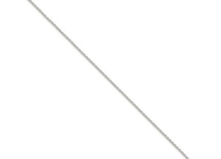 Sterling Silver Solid Rope Chain, 8 x 1.5mm