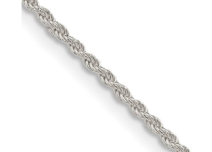 Sterling silver rope link chain