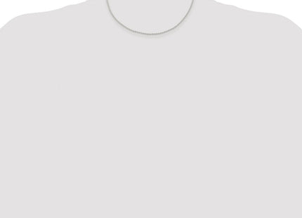 Sterling silver rope link chain, further view