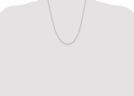 Sterling silver rope link chain, additional view