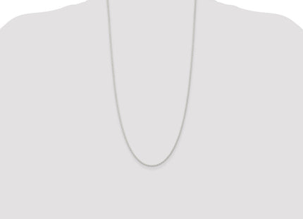 Sterling silver rope link anklet